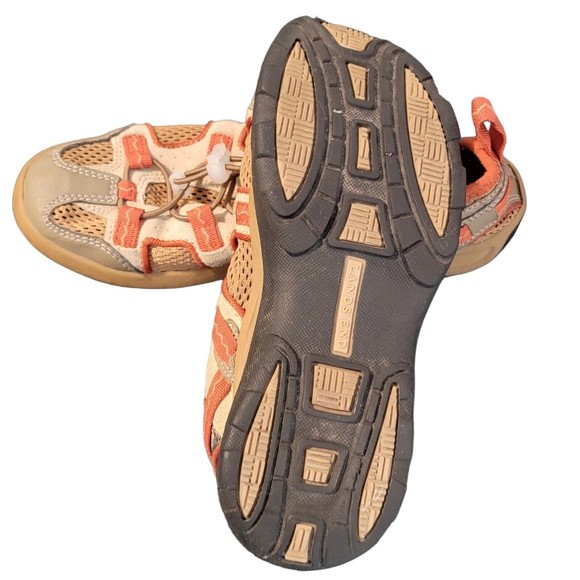 LANDS END Trekker Water Trail Hiking Shoes 400755 Womens Size 5.5 Sport Tek Mesh - Picture 5 of 8